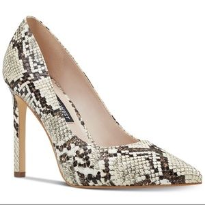 Nine West Tatiana Snakeskin Pumps